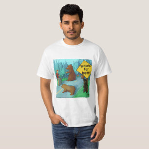 Rick London Funny Bears With Watches Comic T-Shirt