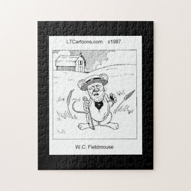 Rick London Funny Field Mouse Comic  Jigsaw Puzzle (Vertical)