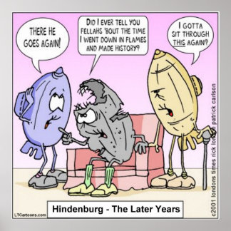 Rick London Funny Hindenburg Poster
