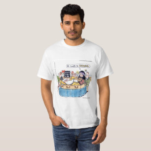 Rick London Funny Old Hippie Natural Funeral  T-Shirt