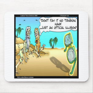 Rick London Funny Optical Optometrist Illusion Mouse Mat
