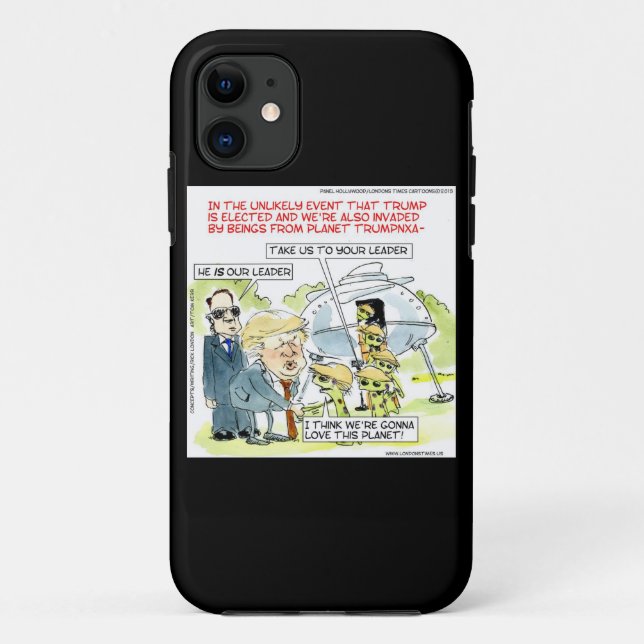Rick London Funny Planet Trump iPhone 6 Case (Back)