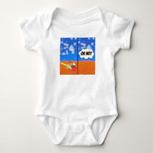 Rick London Funny Shakespeare Hamlet Bee Comic  Baby Bodysuit
