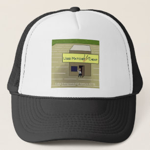 Rick London Funny Used Matches Entrepreneurial Trucker Hat