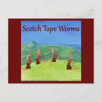 Rick London Funny Worms From Scotland Comic