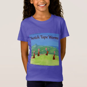 Rick London Funny Worms Of Scotland Comic  T-Shirt