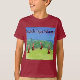 Rick London Funny Worms Of Scotland Comic  T-Shirt