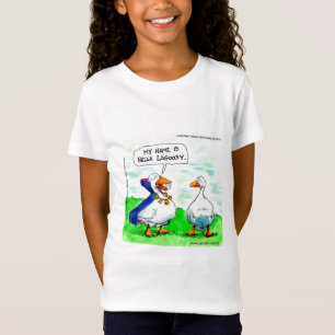 Rick London Girl's Funny Vampire Goose With Bells T-Shirt