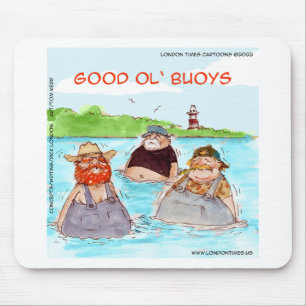 Rick London Good Ol' Buoys Funny Comic Mouse Mat