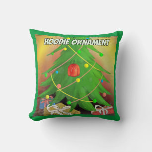 Rick London "Hoodie Ornament" Funny Christmas Cushion