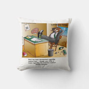 Rick London Muskrat Divorce Attorney Comic  Cushion