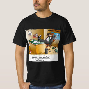 Rick London Muskrat Divorce Attorney Comic  T-Shirt