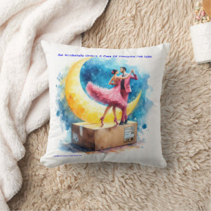 Rick London Pink Himalayan Salsa Funny Cushion