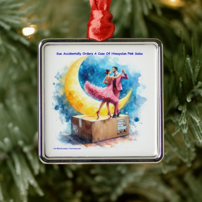 Rick London Pink Himalayan Salsa Funny  Metal Tree Decoration (Tree)