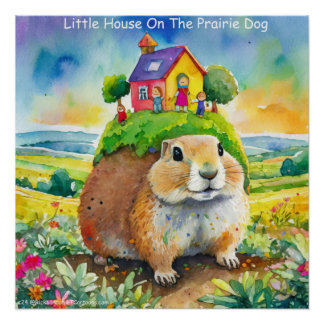 Rick London Prairie Dog Life Comic  Poster