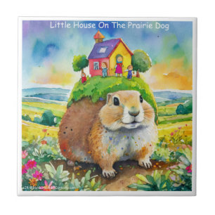 Rick London Prairie Dog Life Comic  Tile