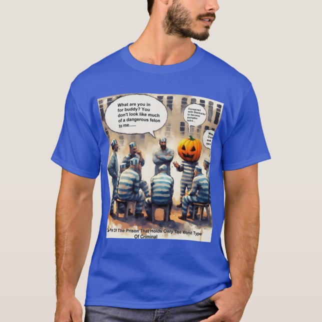 Rick London Pumpkin Spice Conspiracy Hilarious  T-Shirt (Front)