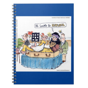 Rick London So Natural Funeral Funny Old Hippie Notebook