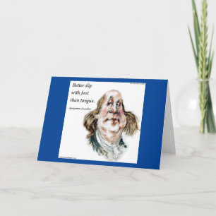 Rick London & Tom Kerr Benjamin Franklin & Quote Card