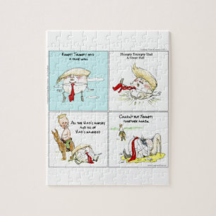 Rick London "Trumpty Dumpty" Funny Trump Gift Jigsaw Puzzle