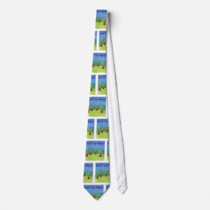 Rick London Worms From Scotland Funny Tie