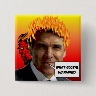 Rick Perry 15 Cm Square Badge