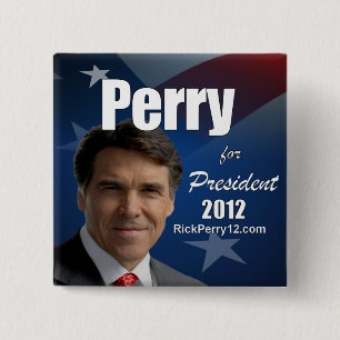 Rick Perry 2012 15 Cm Square Badge