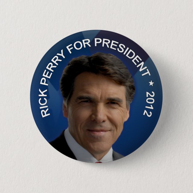 Rick Perry 2012 6 Cm Round Badge (Front)