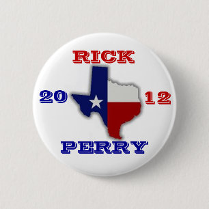 Rick Perry 2012 Texas 6 Cm Round Badge