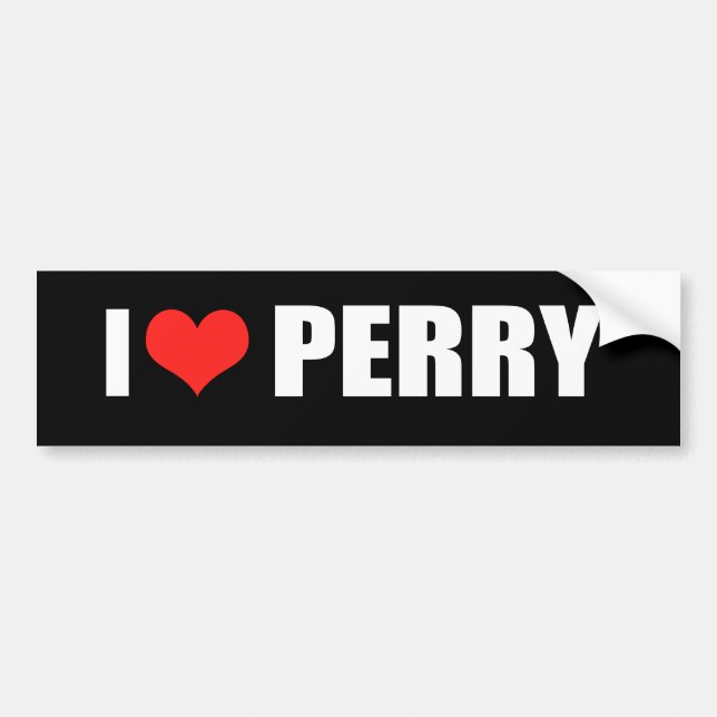 RICK PERRY Election Gear Bumper Sticker (Front)