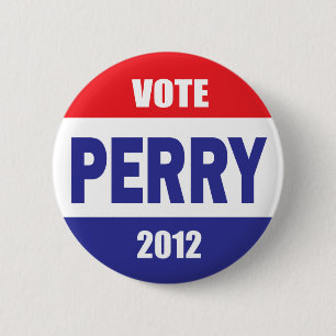 RICK PERRY for President - Presidential Campaign 6 Cm Round Badge