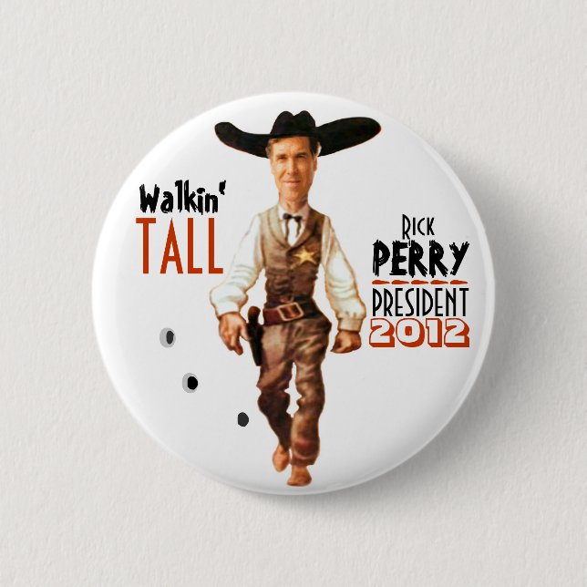 Rick Perry President 2012 6 Cm Round Badge (Front)