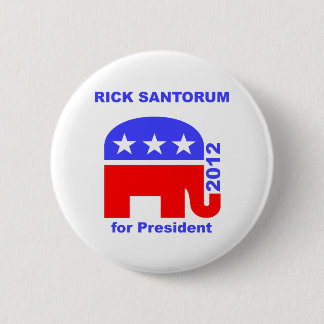 Rick Santorum 6 Cm Round Badge