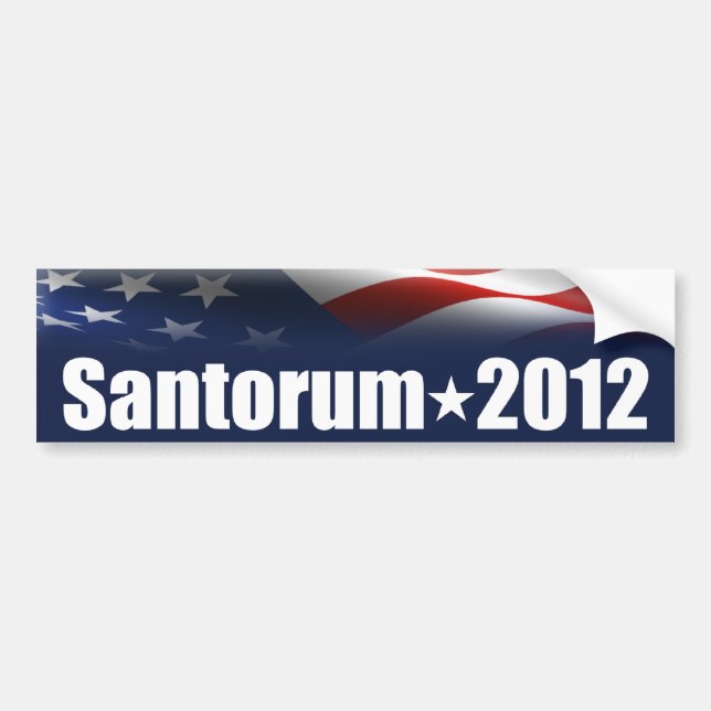 Rick Santorum for President Bumper Sticker (Front)