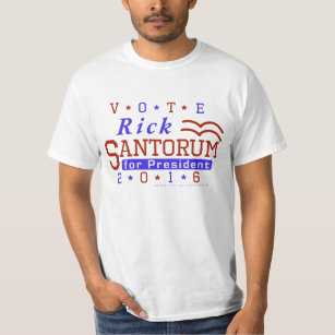 Rick Santorum President 2016 Election Republican T-Shirt