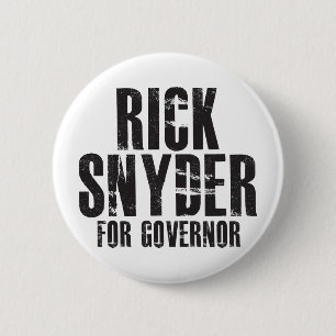 Rick Snyder For Governor 2010 6 Cm Round Badge