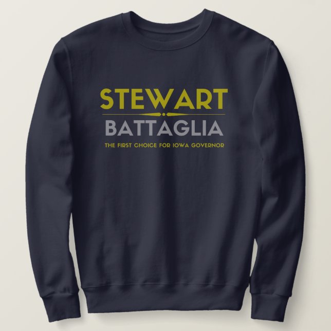 Rick Stewart for Governor Sweatshirt (Design Front)