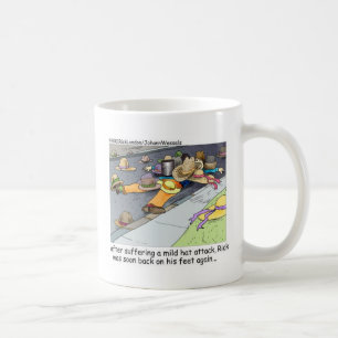 Rick Suffers A Hat Attack Cartoon Gifts & Tees Coffee Mug