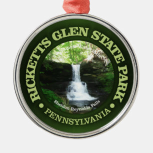 Ricketts Glen Metal Tree Decoration
