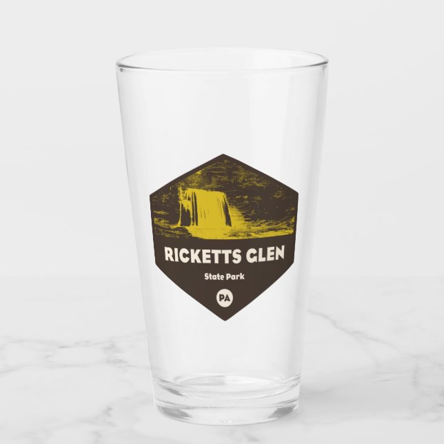 Ricketts Glen State Park Pennsylvania Glass (Front)