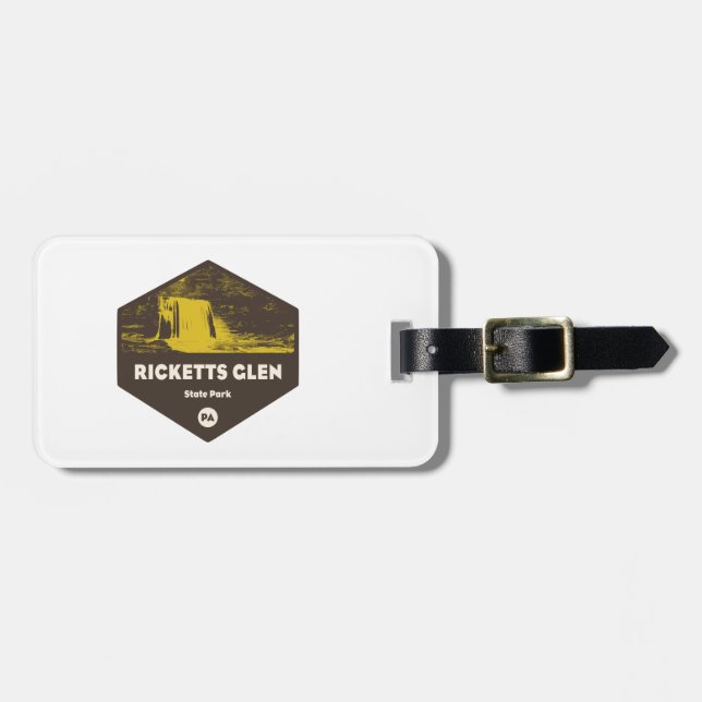 Ricketts Glen State Park Pennsylvania Luggage Tag (Front Horizontal)