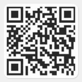 Rick Roll QR Code Rickrolled Square Sticker, Zazzle