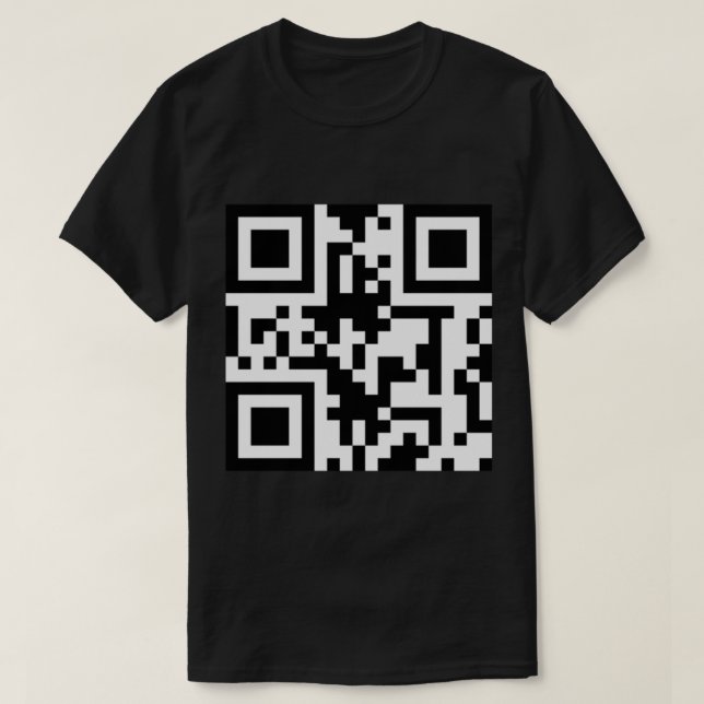 rickroll qr code    T-Shirt (Design Front)