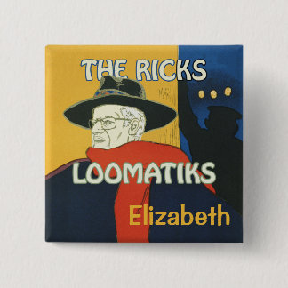 Ricks Loomatiks Personalised Button Square