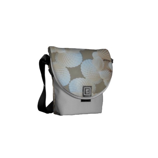 Rickshaw Messenger Bag, Sunny Summer Sea Shells Courier Bags