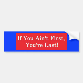 Ricky Bobby Bumper Sticker