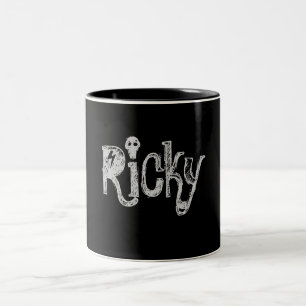 Ricky-Name-Mug-Rockin' Two-Tone Coffee Mug