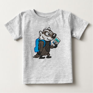 Ricky Racoon Boomer Badger Selfie Baby T-Shirt