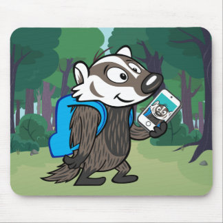 Ricky Racoon | Boomer Badger Selfie Mouse Mat