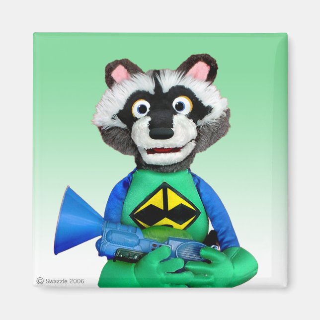 Ricky Racoon Magnet (Front)